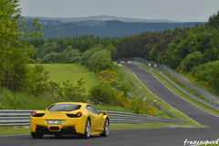 Ferraris on the Nurburgring: F458 Flugplatz